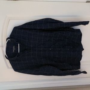 Gray/Blue flannel style shirt